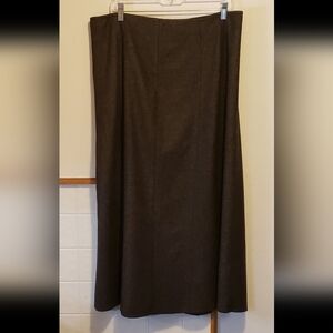 J. Jill Dark Brown Skirt